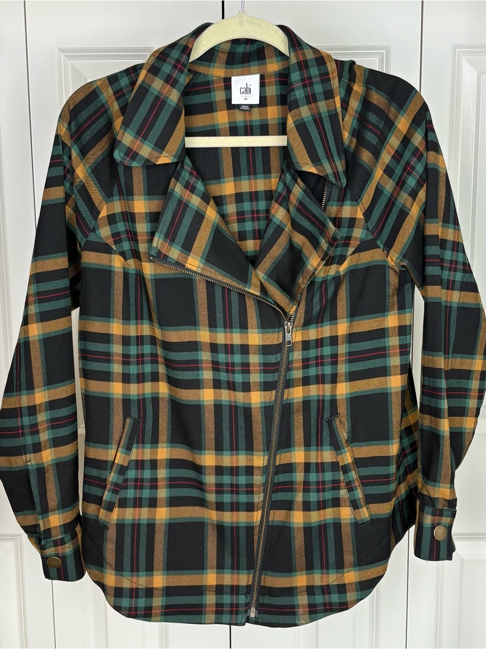 Cami Plaid Moto Jacket Style # 4401